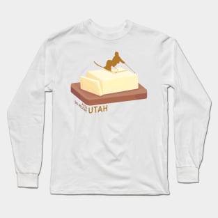 Ski Butter Carving | Alta Utah Long Sleeve T-Shirt